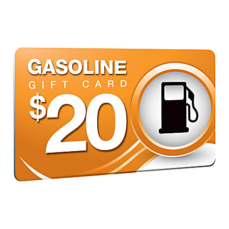20 Gasoline Gift Card Office Depot