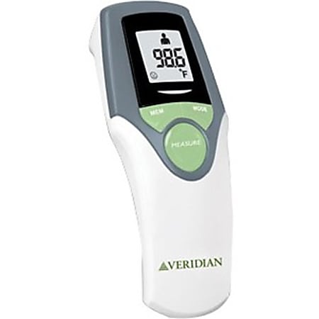 Veridian Healthcare V Temp Pro, Rechargeable Batteries - Memory Recall, Backlit Digital Display, Wall Mountable, Auto-off, Infrared - For Ear
