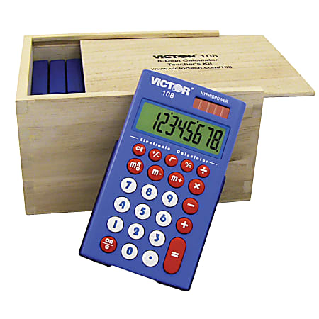 Victor® 108 Teacher’s Calculator Kit, Case of 10