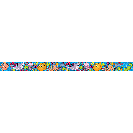 Scholastic Bulletin Board Border, Ocean Adventure, 3" x 36'