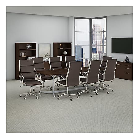 Bush Business Furniture 96 W x 42 D Boat Shaped Conference Table