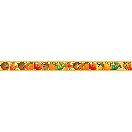 Scholastic Bulletin Board Border, Autumn Harvest, 3" x 36'