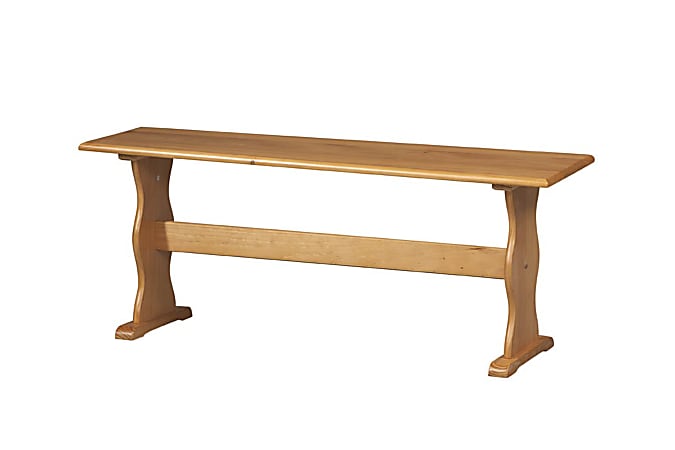 Linon Home Decor Products Jessica Bench, Honey Pine