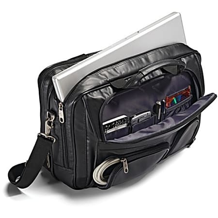 Samsonite Carrying Case Briefcase for 15.6 Notebook Black Shoulder ...