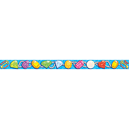 Scholastic Bulletin Board Border, Island Treasure, 3" x 36'