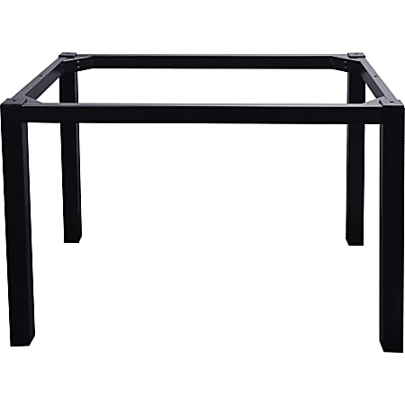 Lorell Adjustable Desk Riser Floor Stand - 29" Height x 36" Width x 22.8" Depth - Floor - Steel - Black