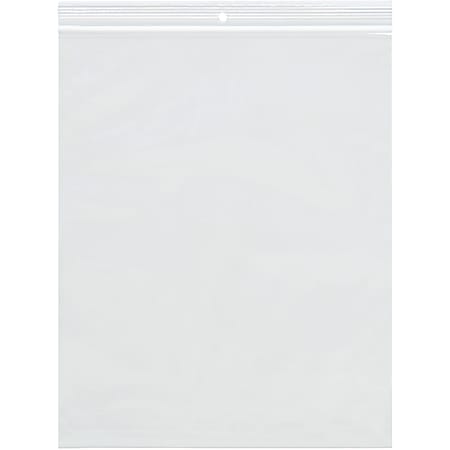 Office Depot® Brand 2-Mil Reclosable Poly Bags with Hang Holes, 6" x 9", Case Of 1,000