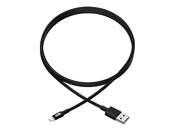 Eaton Tripp Lite Series USB-A to Lightning Sync/Charge Cable (M/M) - MFi Certified, Black, 3 ft. (0.9 m) - Data / power cable - USB male to Lightning male - 3.3 ft - black