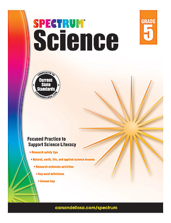 Carson-Dellosa Spectrum Science Workbook, Grade 5
