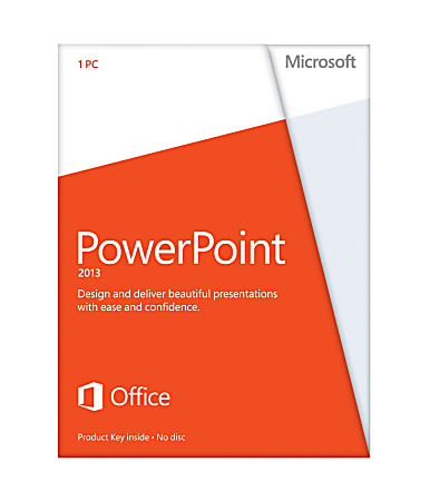 Microsoft® Office PowerPoint® 2013, English Version, Product Key