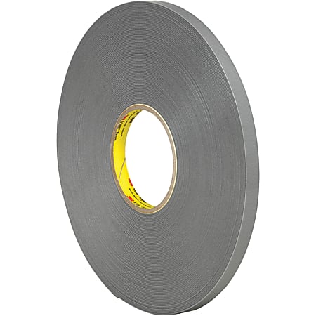 3M™ VHB™ 4943F Tape, 1.5" Core, 0.5" x 5 Yd., Gray