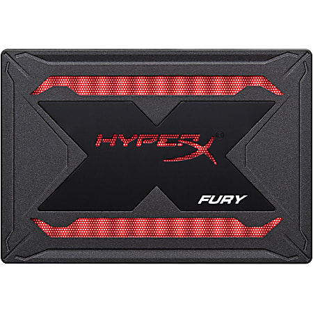 Kingston HyperX FURY RGB 480 GB Solid State Drive - 2.5" Internal - SATA (SATA/600) - 550 MB/s Maximum Read Transfer Rate - 3 Year Warranty
