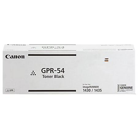 Canon GPR 54 Original Toner Cartridge Laser 17600 Pages Black 1 Each -  Office Depot