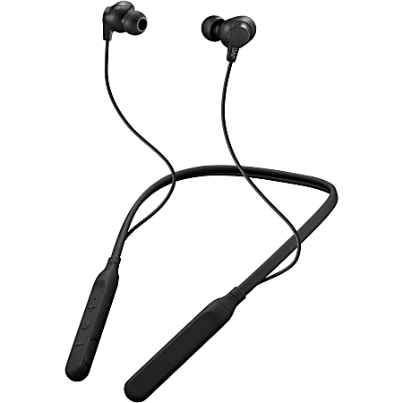 JVC Wireless In-Ear Headphones - Stereo - Wireless - Bluetooth - 33 ft - 16 Ohm - 20 Hz - 20 kHz - Behind-the-neck - Binaural - In-ear - Black