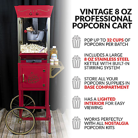 Nostalgia Electrics Retro Style Mini Hot Air Popcorn Maker - Office Depot