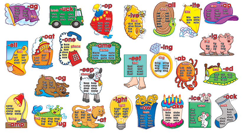 Scholastic Word Families Characters