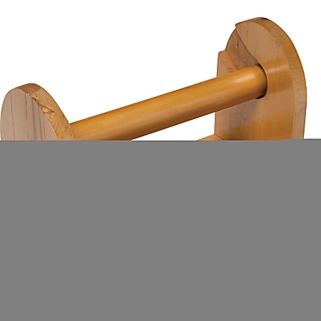 Creativity Street 8 Roll 1" Wide Tape Stand - Holds Total 8 Tape(s) - Wood - Brown - 1 Each