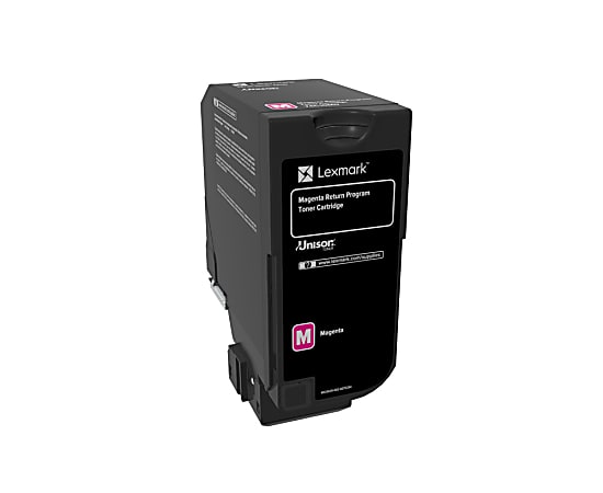 Lexmark™ 74C10M0 Return Program Magenta Toner Cartridge