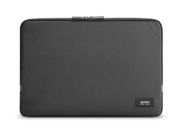 Solo New York Polyester 15.6” Gamma Sleeve, Black