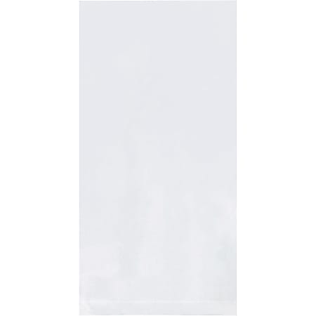 Office Depot® Brand 1.5 Mil Flat Poly Bags, 4" x 18", Clear, Case Of 1000