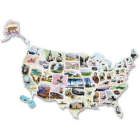 Creativity Street Wonderfoam Giant USA Photo Puzzle - Theme/Subject: Fun, Learning57 Piece