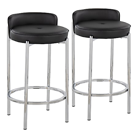 Chrome discount counter stools