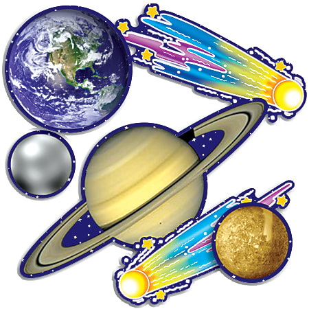 Scholastic Bulletin Board Accents, Solar System, 9" x 24"