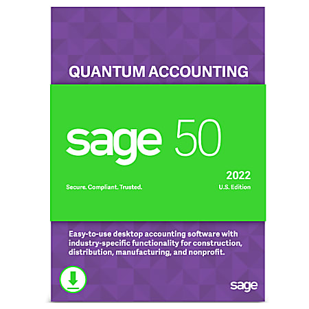 Sage 50 Quantum Accounting 2022 U.S. 1-User (Windows)