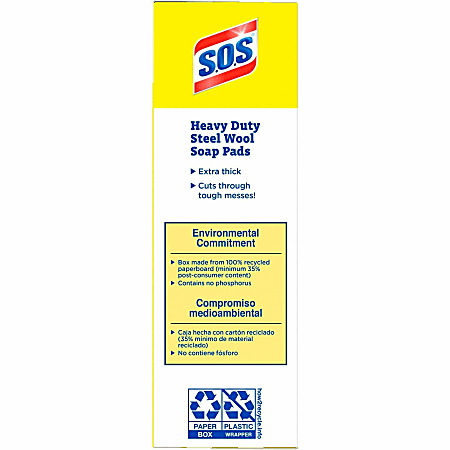 S.O.S Steal Wool Soap Pads - 4