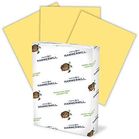 Hammermill® Multi-Use Color Copier Paper, Letter Size (8 1/2" x 11"), Case Of 5000 Sheets, 20 Lb, Buff