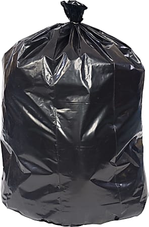 Pitt Plastics Perforated Roll Can Liner, 20 To 30 Gallon, Black, 250/Case