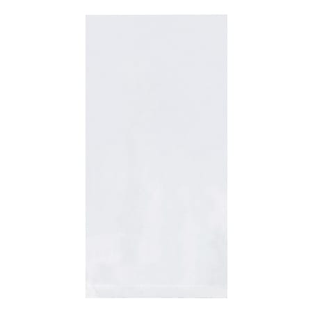 Office Depot® Brand 1.5 Mil Flat Poly Bags, 7" x 18", Clear, Case Of 1000
