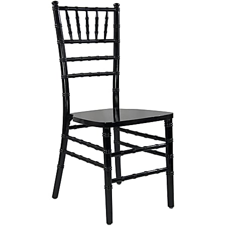 Flash Furniture Advantage Wood Chiavari Chair, Black