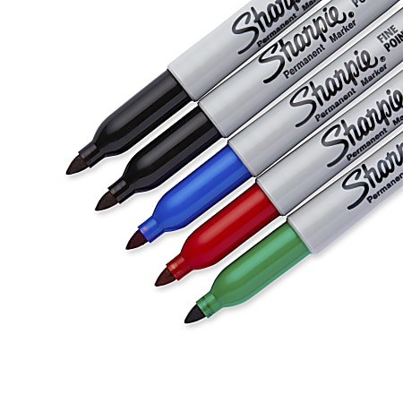 Sharpie Permanent Markers Chisel Tip Assorted Ink Colors Pack Of 8 Markers  - Office Depot