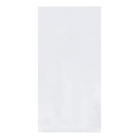Office Depot® Brand 1.5 Mil Flat Poly Bags, 8" x 12", Clear, Case Of 1000