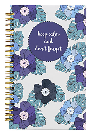Office Depot® Brand Password Journal, 4-3/4" x 7-3/4", Floral