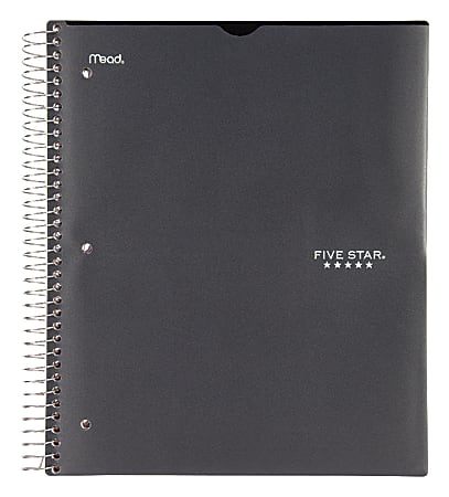 Five Star® Notebook, 8 1/2" x 11", 3 Subjects, College Ruled, 150 Sheets, Assorted Colors (No Color Choice)