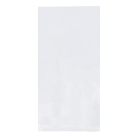 Office Depot® Brand 1.5 Mil Flat Poly Bags, 8" x 18", Clear, Case Of 1000