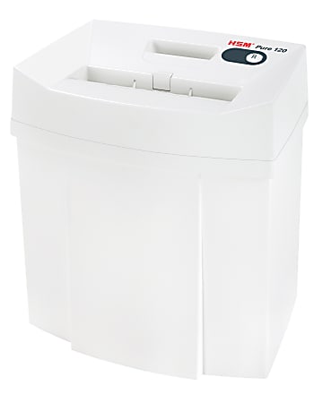 HSM Pure 120c Cross-Cut Shredder - Cross Cut - 6-7 Per Pass - 5.3 gal Waste Capacity