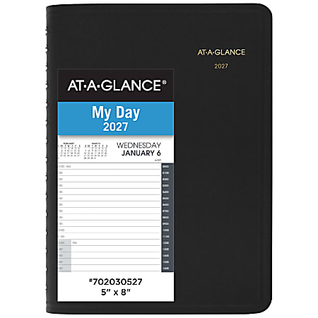 AT-A-GLANCE® 24-Hour Daily Appointment Books