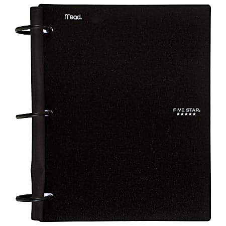 Five Star Flex® Refillable Notebook, 8 1/2" x 11", 5 Subject, College Ruled, 300 Pages (150 Sheets), Assorted Colors