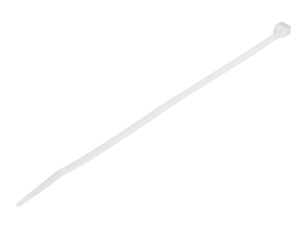 StarTech.com 1000 Pack 8" Cable Ties - White Large Nylon/Plastic Zip Ties Adjustable Network Cable Wraps UL TAA