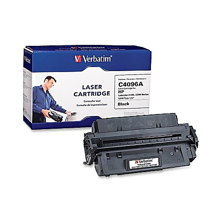 Verbatim Remanufactured Laser Toner Cartridge alternative for HP C4096A - Black - Laser - 5000 Page - 1 / Pack - Retail