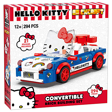 Brickcraft Hello Kitty Convertible Brick Build, Multicolor, Set Of 294 Pieces