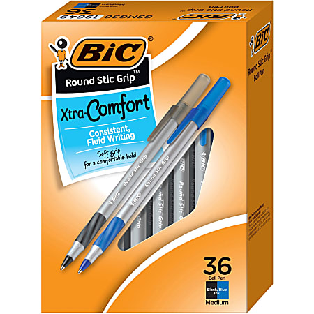 BIC Cristal Xtra Smooth Ballpoint Pen, Medium Point (1.0mm), Black, For  Ultra-Smooth Writing, 24-Count