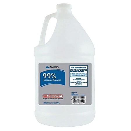 Acme United Alcohol Isopropyl 99%, 128 Oz, Pack Of 4 Bottles