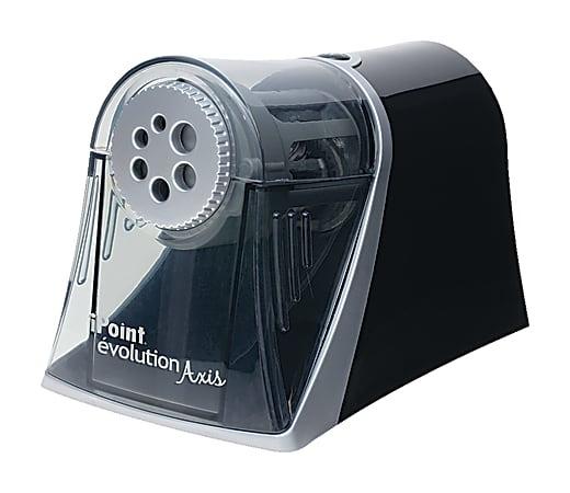 Acme United iPoint Evolution Axis 6-Hole Electric Pencil Sharpener, Silver