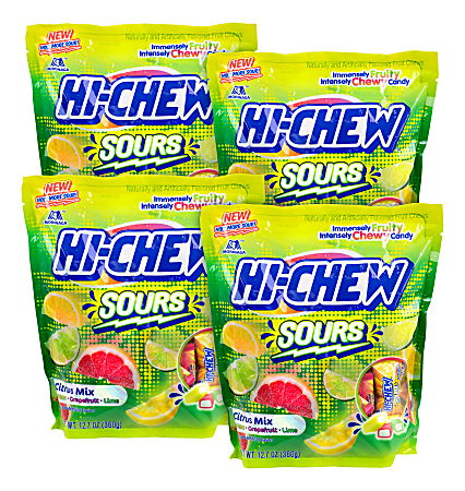 Hi-Chew Fruit Chew Sour Citrus Mix, 12.7 Oz,