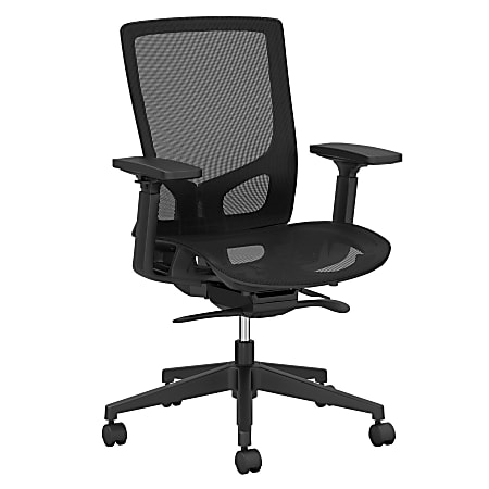 National Fierce Ergonomic Office Chair Black - Office Depot