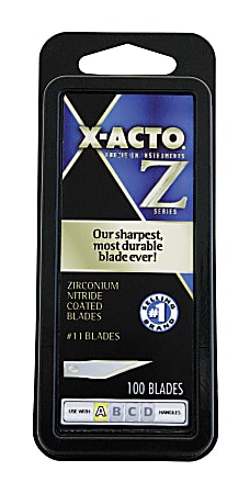 4-7/8 in L G Stainless Steel Blade X-ACTO Z Series Light-Weight  Blade No 11 